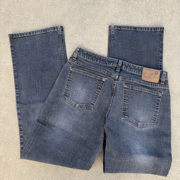 Mossimo Women's Dark Blue Straight Leg Jeans size 12 - Picture 8 of 10